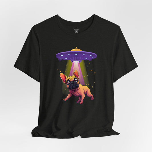 Frenchie Abduction Unisex T-Shirt