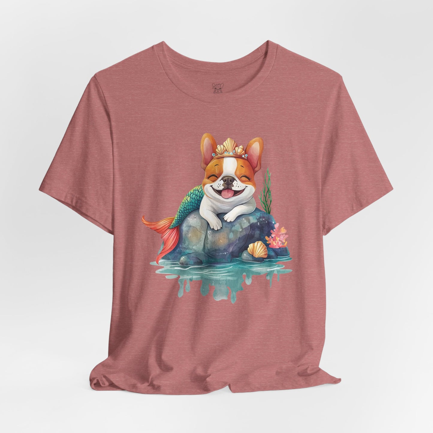 Mermaid Frenchie Unisex T-Shirt