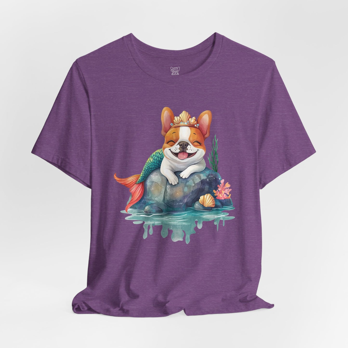 Mermaid Frenchie Unisex T-Shirt