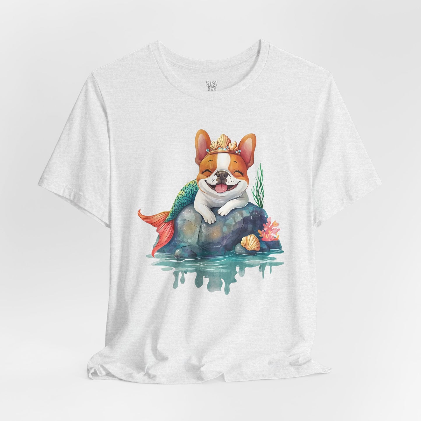 Mermaid Frenchie Unisex T-Shirt
