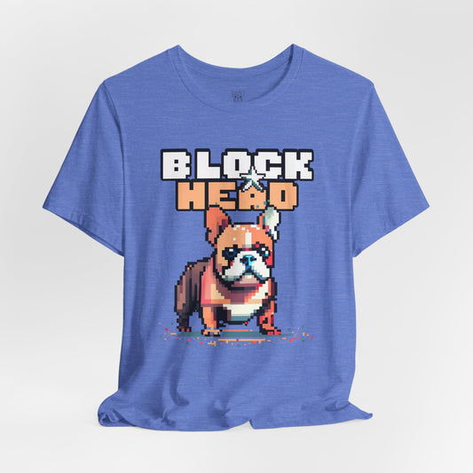 Block Head Pixel Unisex T-Shirt