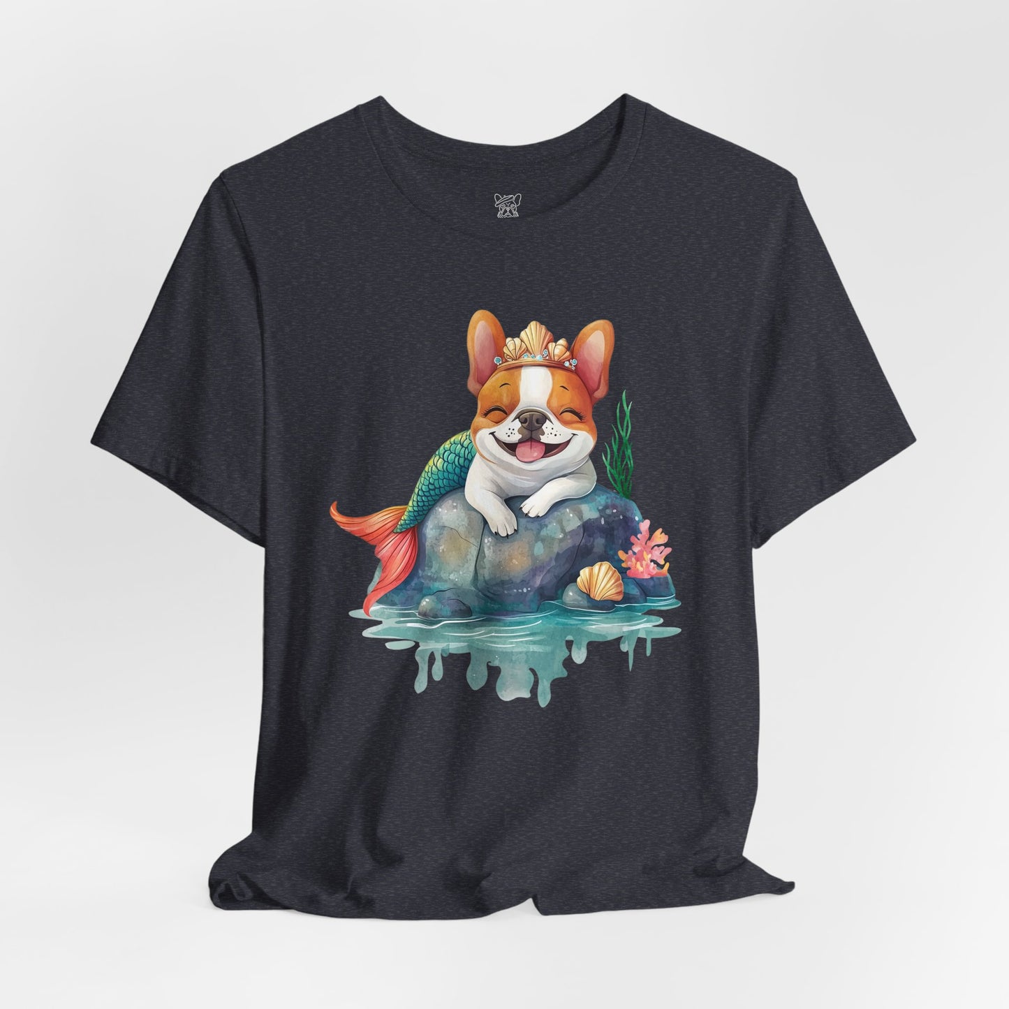 Mermaid Frenchie Unisex T-Shirt