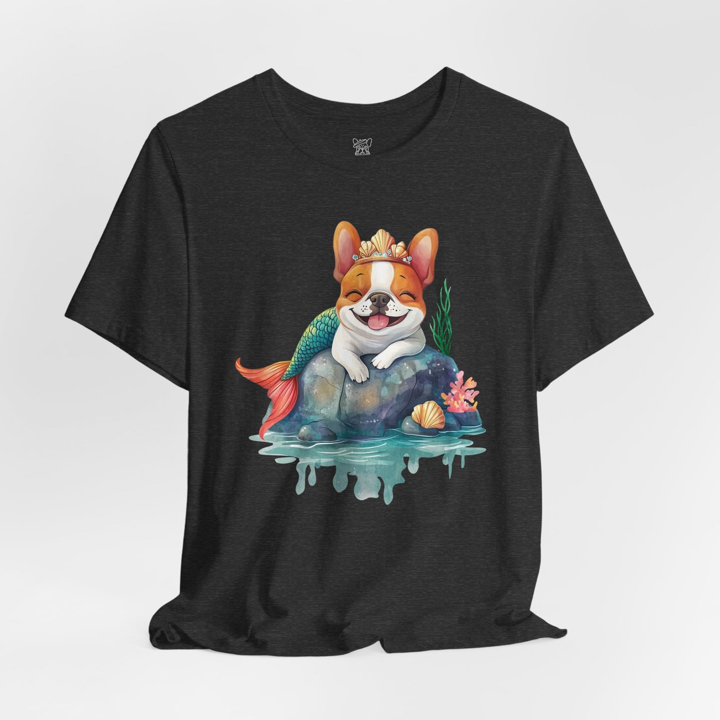 Mermaid Frenchie Unisex T-Shirt