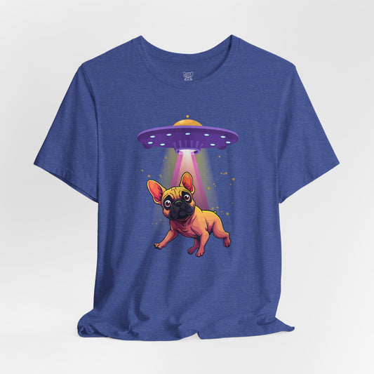 Frenchie Abduction Unisex T-Shirt