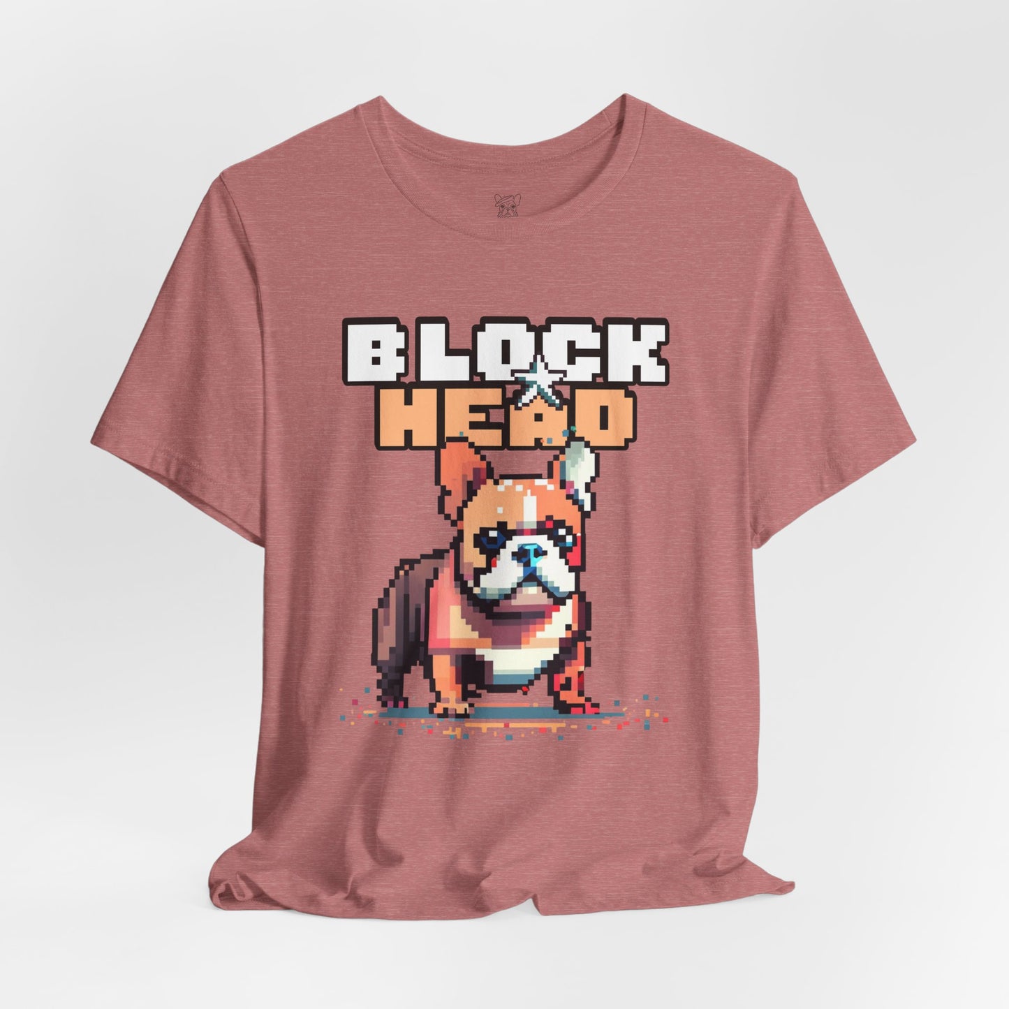 Block Head Pixel Unisex T-Shirt