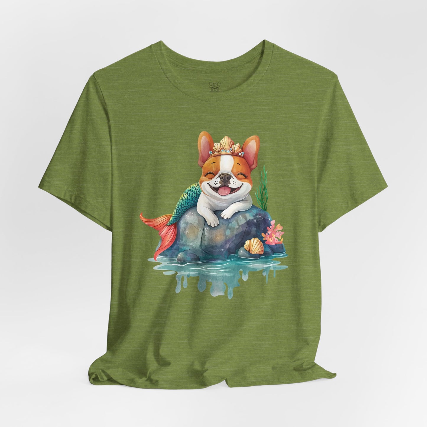 Mermaid Frenchie Unisex T-Shirt